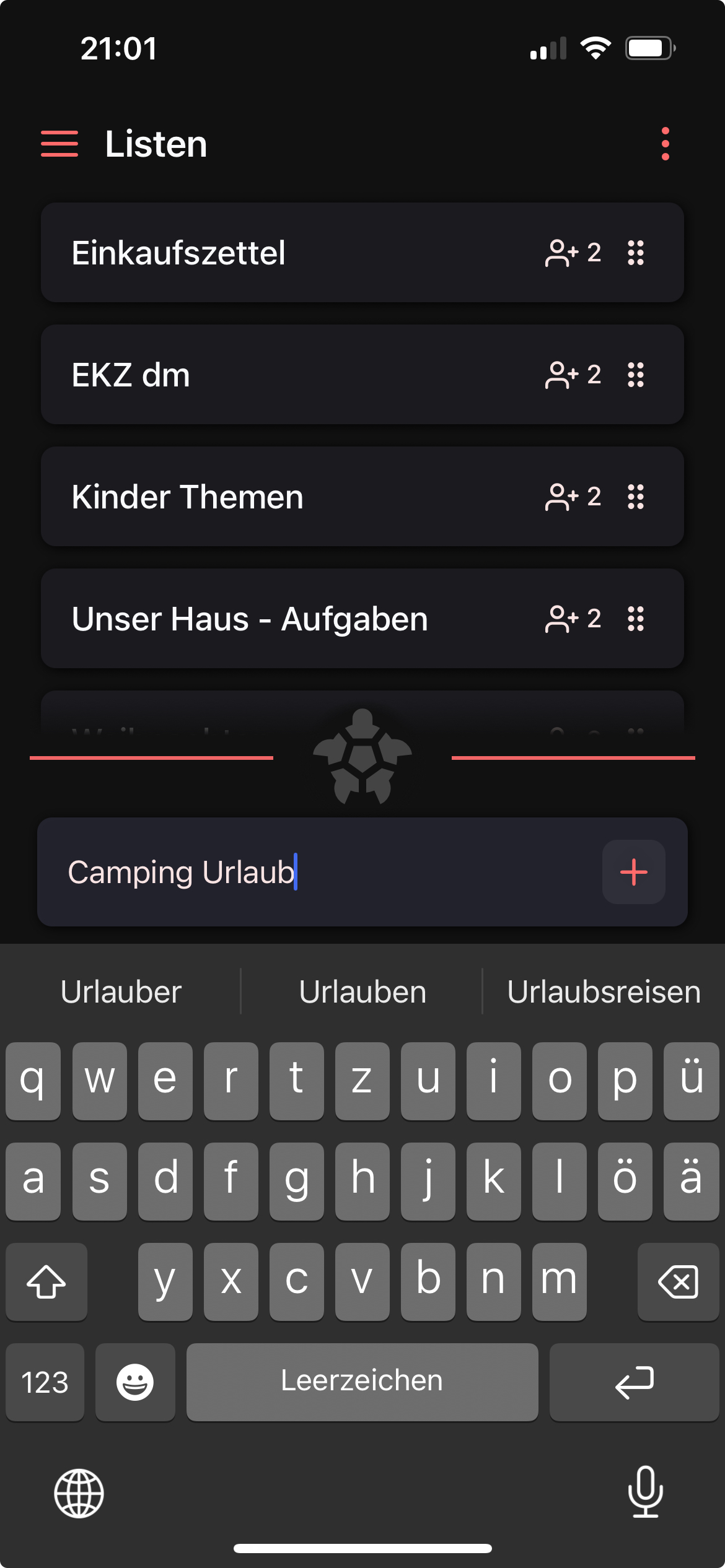 FingerWerk – App Screenshot 1